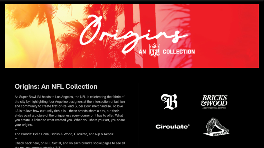 NFL Handpicks Four Streetwear Brands for Super Bowl Capsules