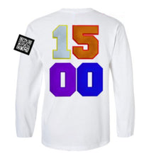 Load image into Gallery viewer, 1500 Logo White Long Sleeve Tee
